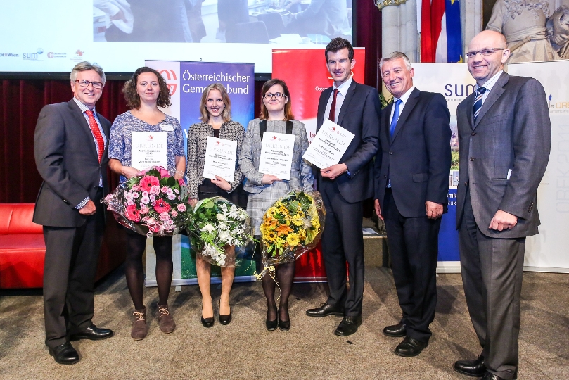 Preisträgerinnen der kommunalen Wissenschaftspreise 2015 im Rahmen des Stadtregionstag 2015