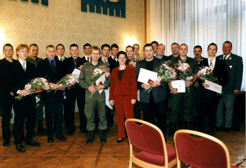 StR. Mag.a Sonja Wehsely ehrt verdiente Soldaten und Mitarbeiter der MA 31
