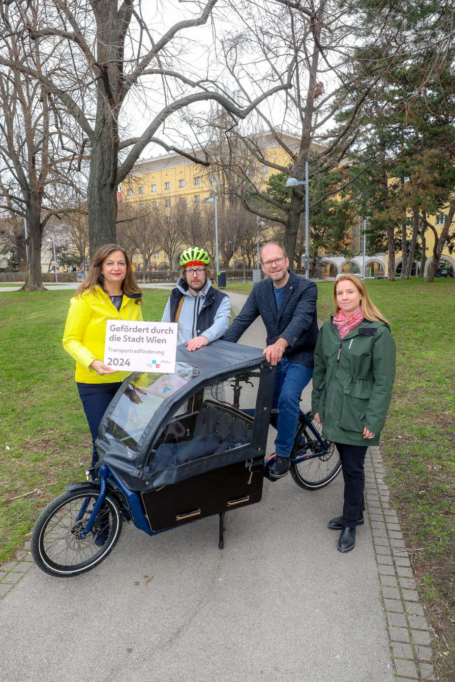 . Sima Blum PipalLeixner Città di Vienna sostiene la 1000 cargo bike .