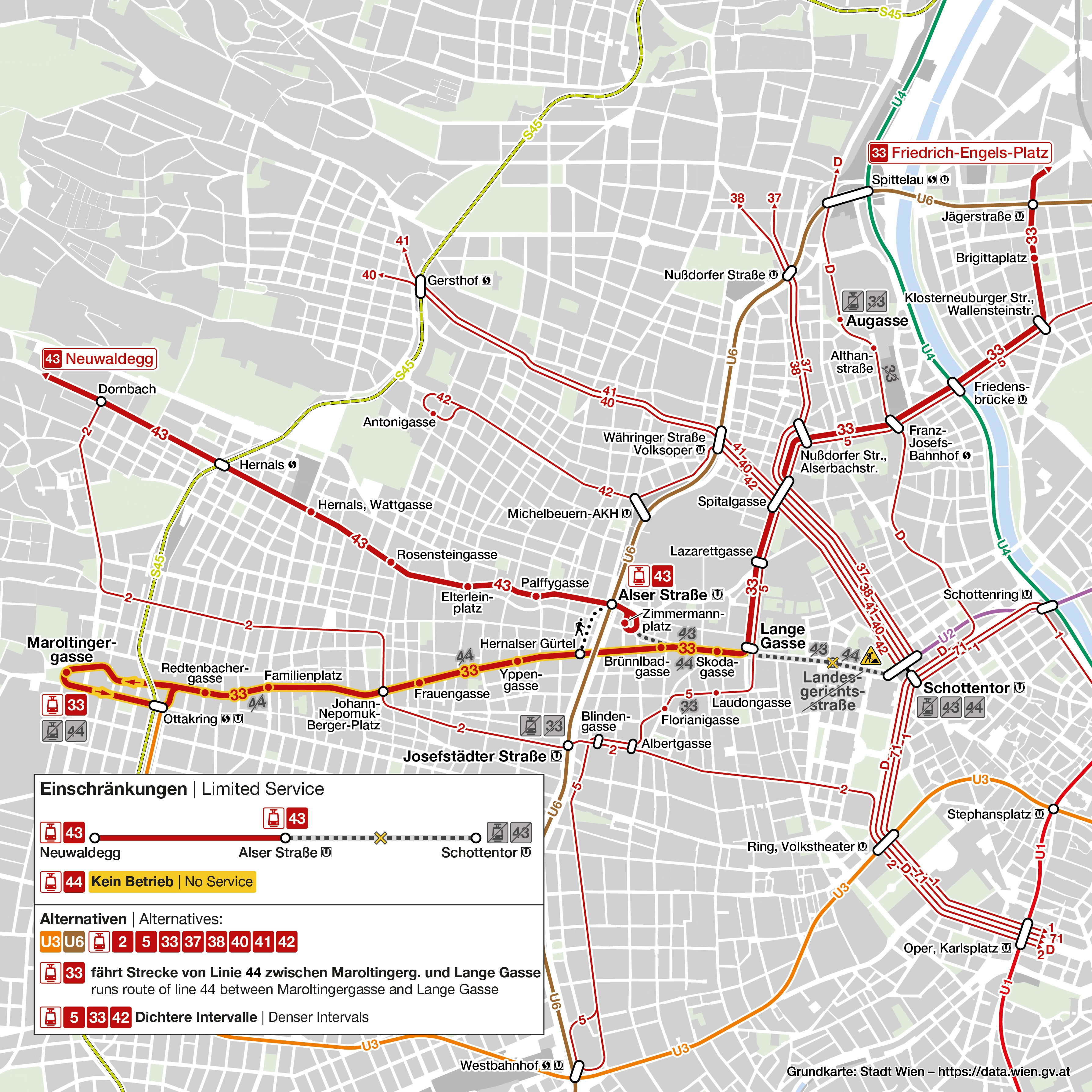 . Vacanze di Pasqua Gli U4 hanno un nuovo corso a Schwedenplatz .