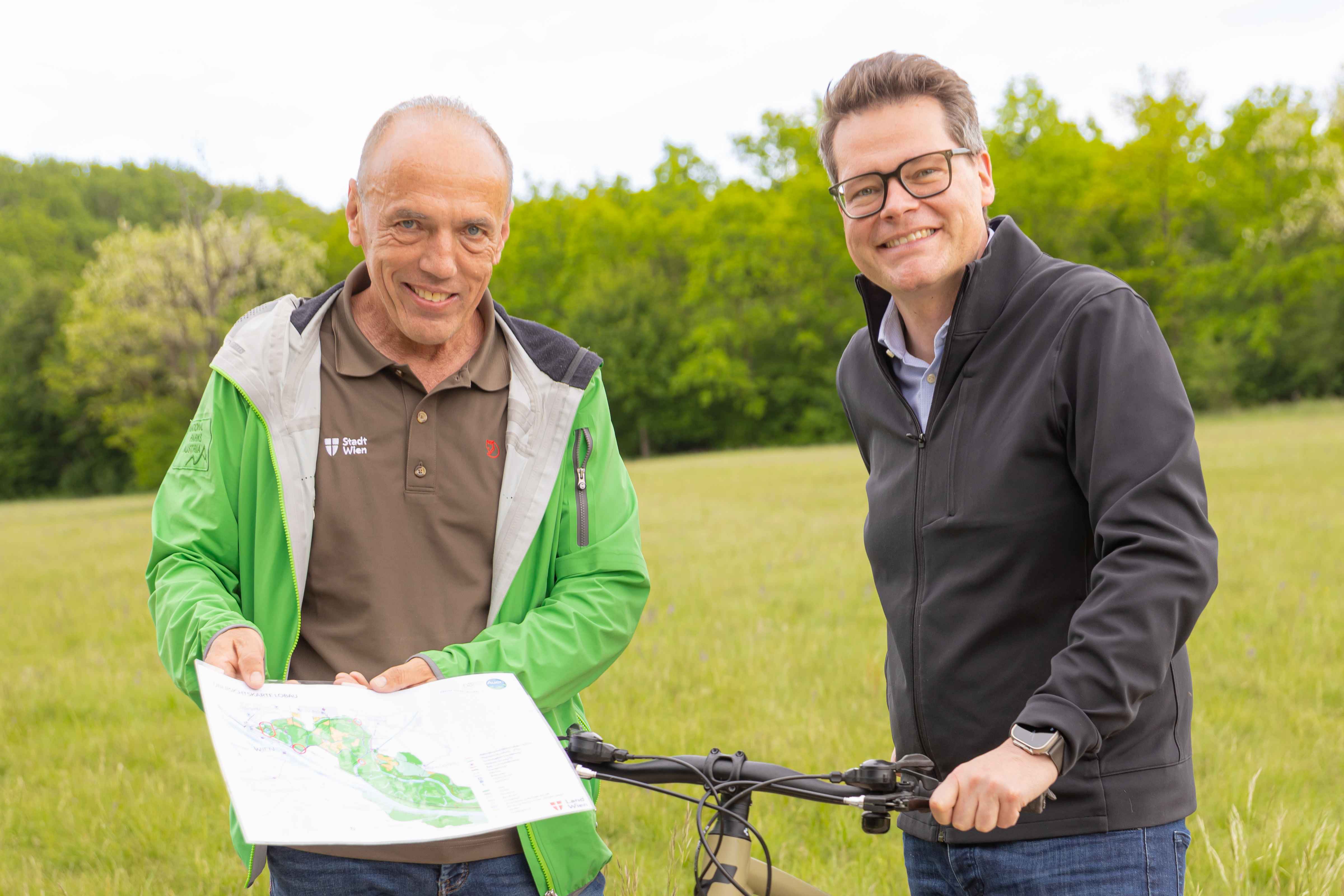 . Il ciclismo nelle misure di Lobau per una rispettosa collaborazione .