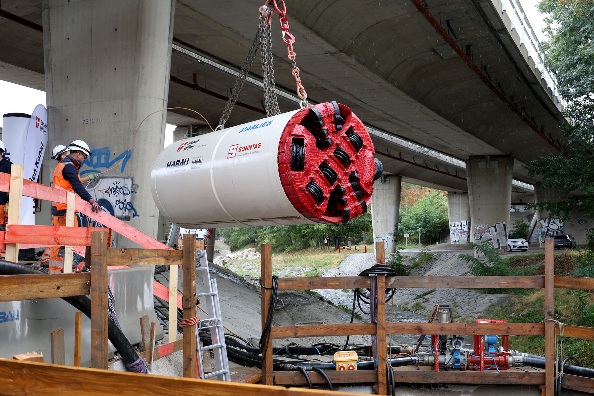 . Tunnel foro Liesbach B17 .