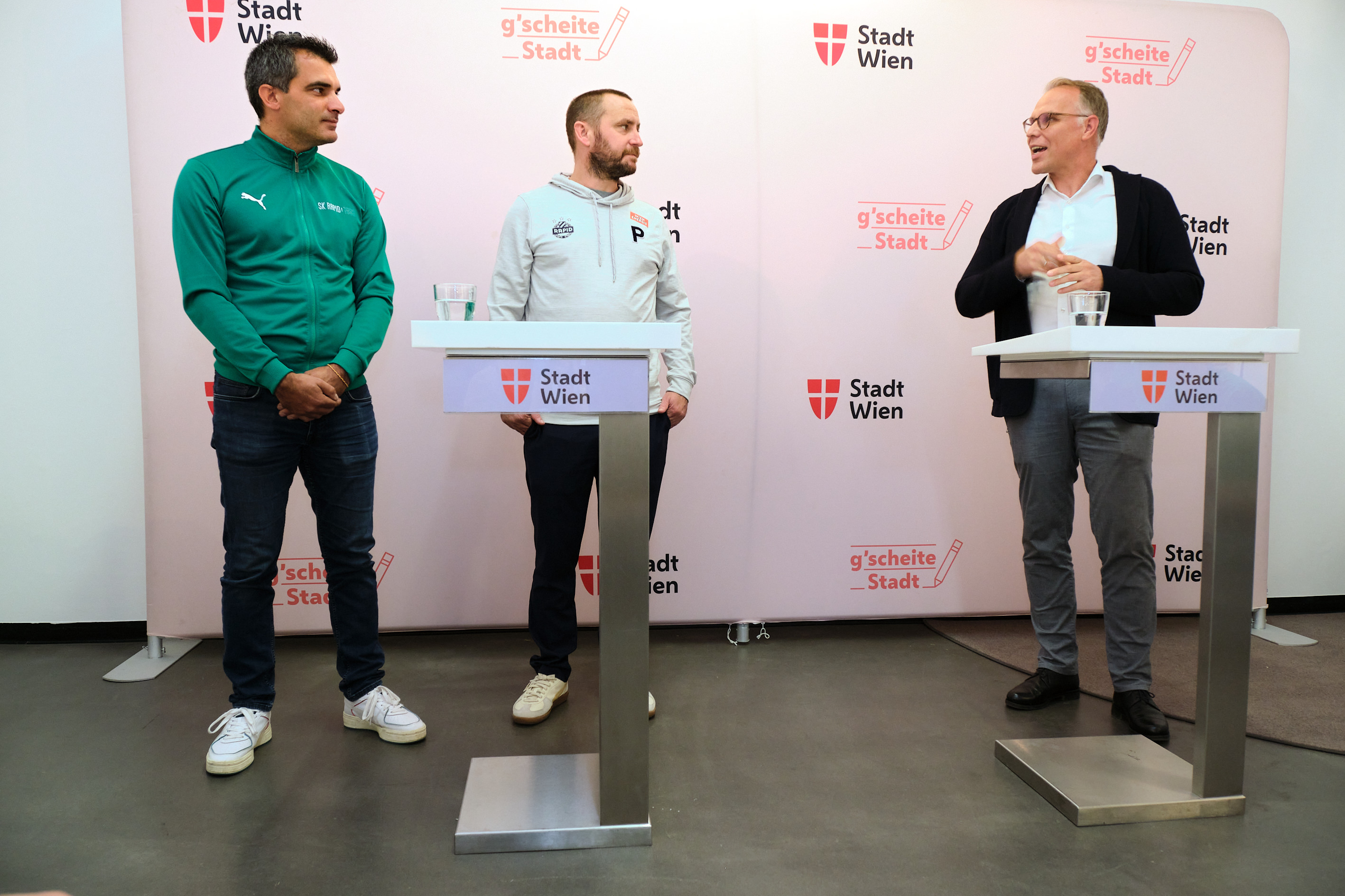 . SK Rapid come ospite nella città di Vienna .