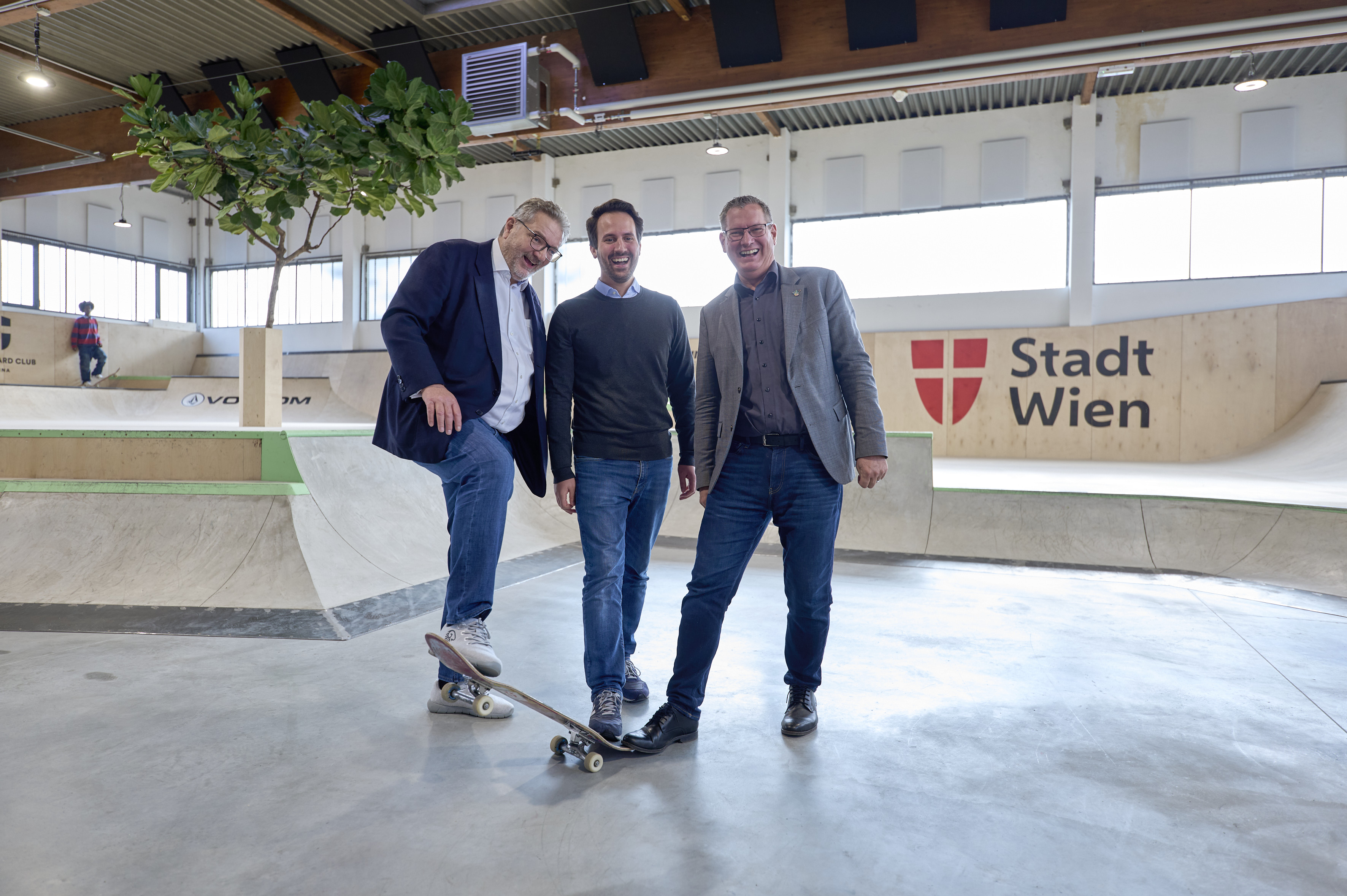 . Restituisci la nuova skate Hall di Vienna ha aperto i tuoi obiettivi in ​​Floridsdorf .