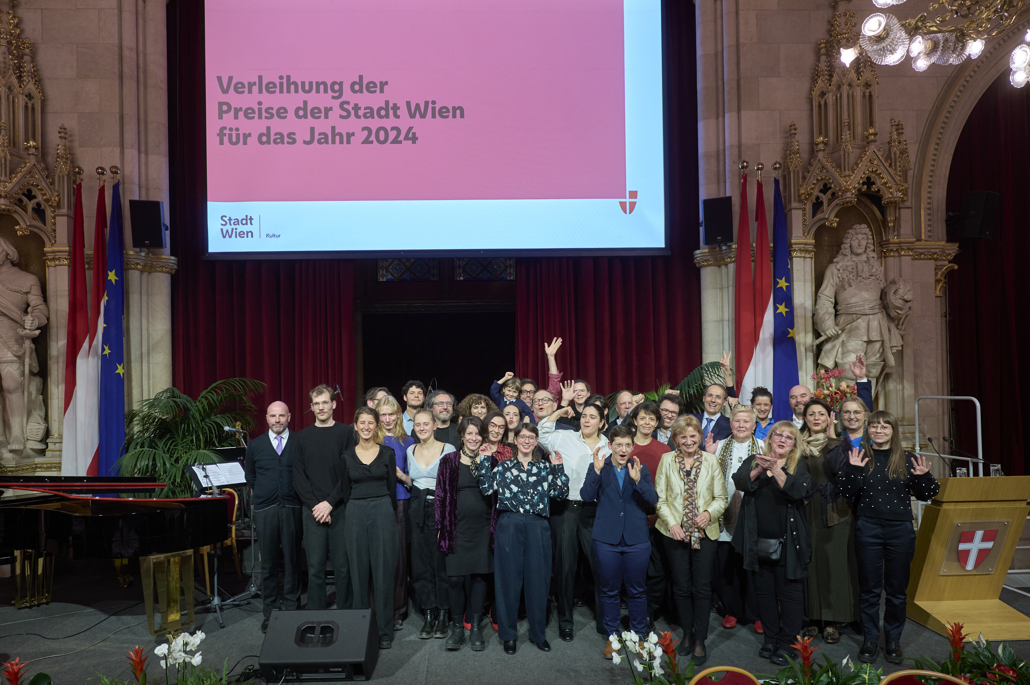 . Assegnazione dei premi della Città di Vienna .