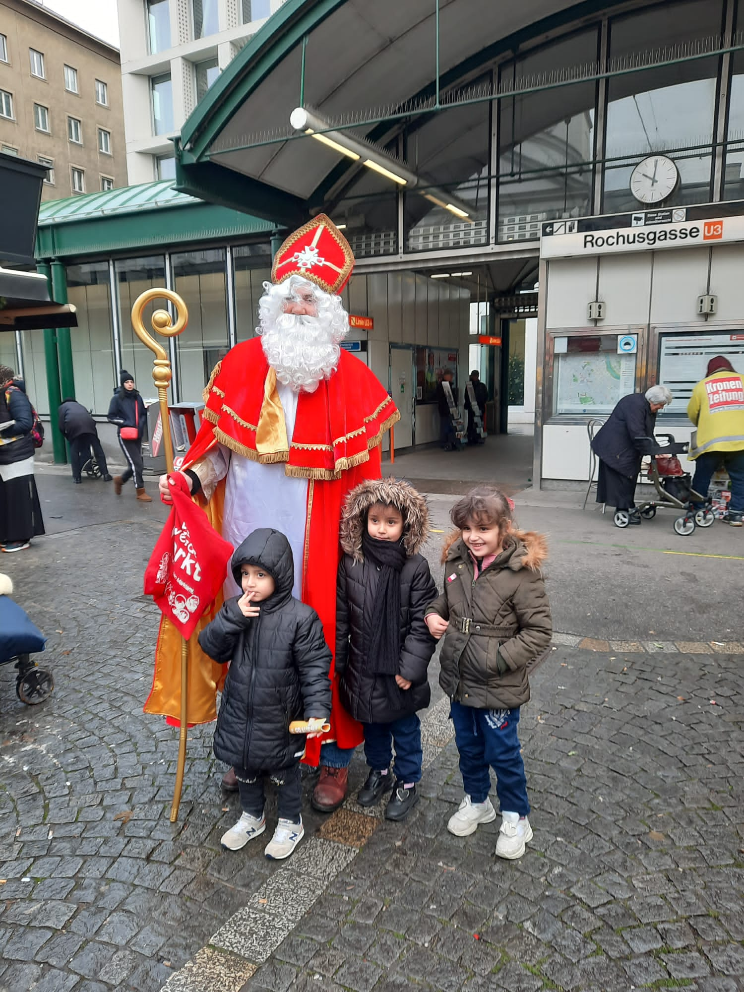 . Ufficio di mercato Nikolo Visita al Vienna Maenkten .