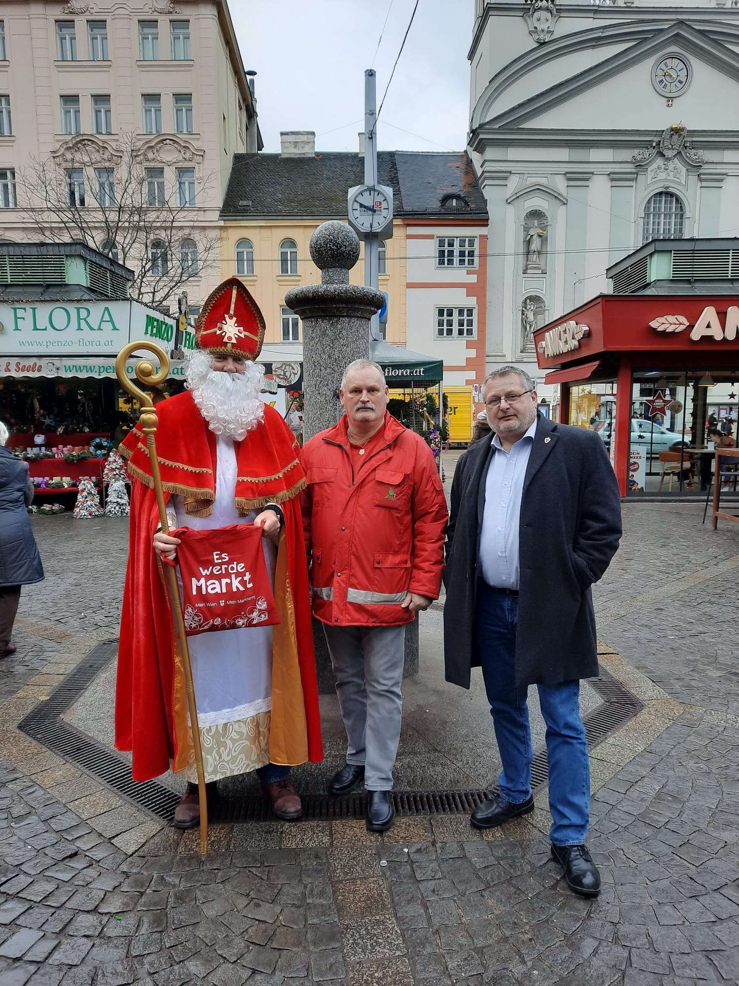 . Ufficio di mercato Nikolo Visita al Vienna Maenkten .