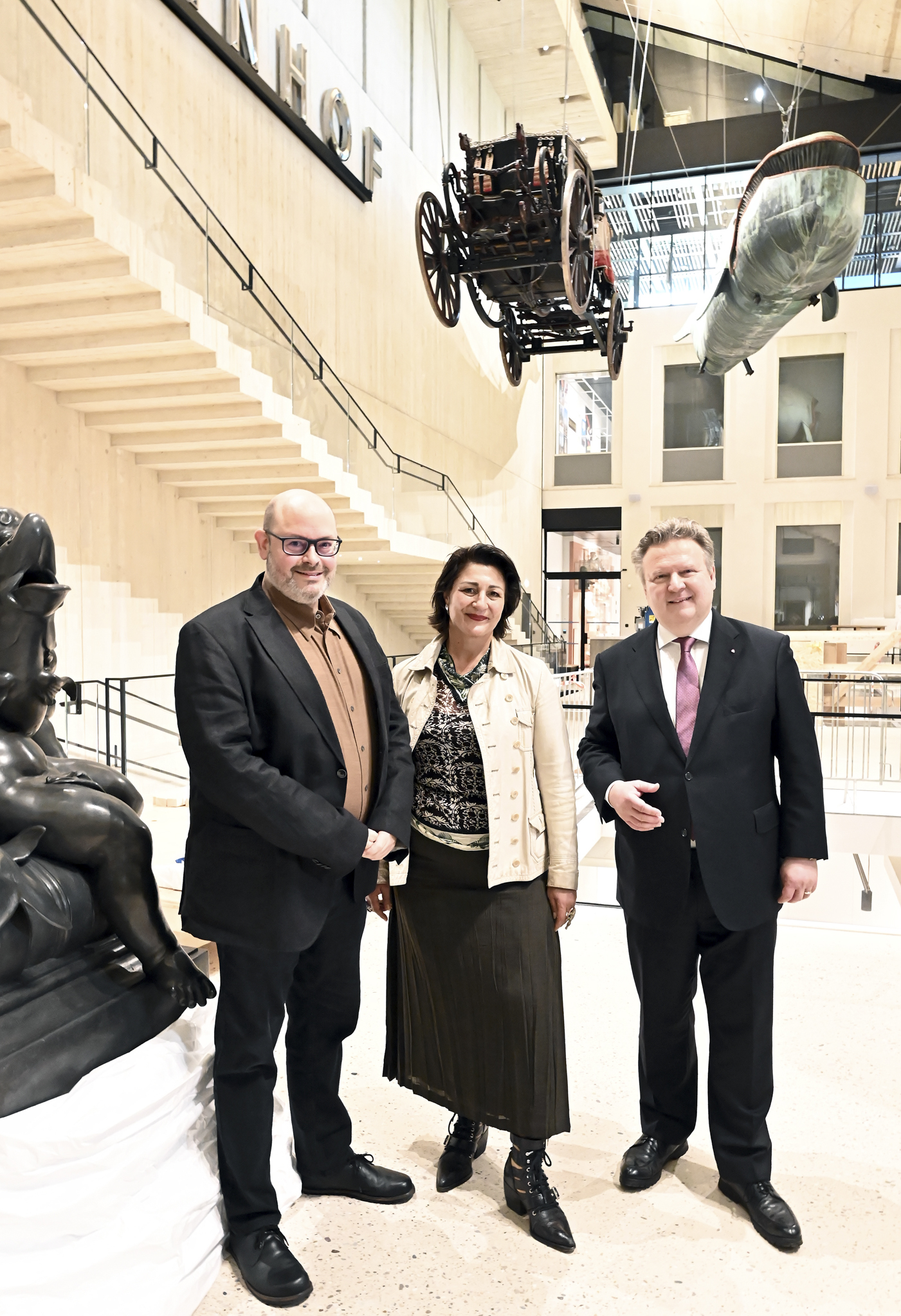 . Vienna Mayor e consigliere comunale culturale Congratulazioni per il primo anno di Wien Museum di successo .