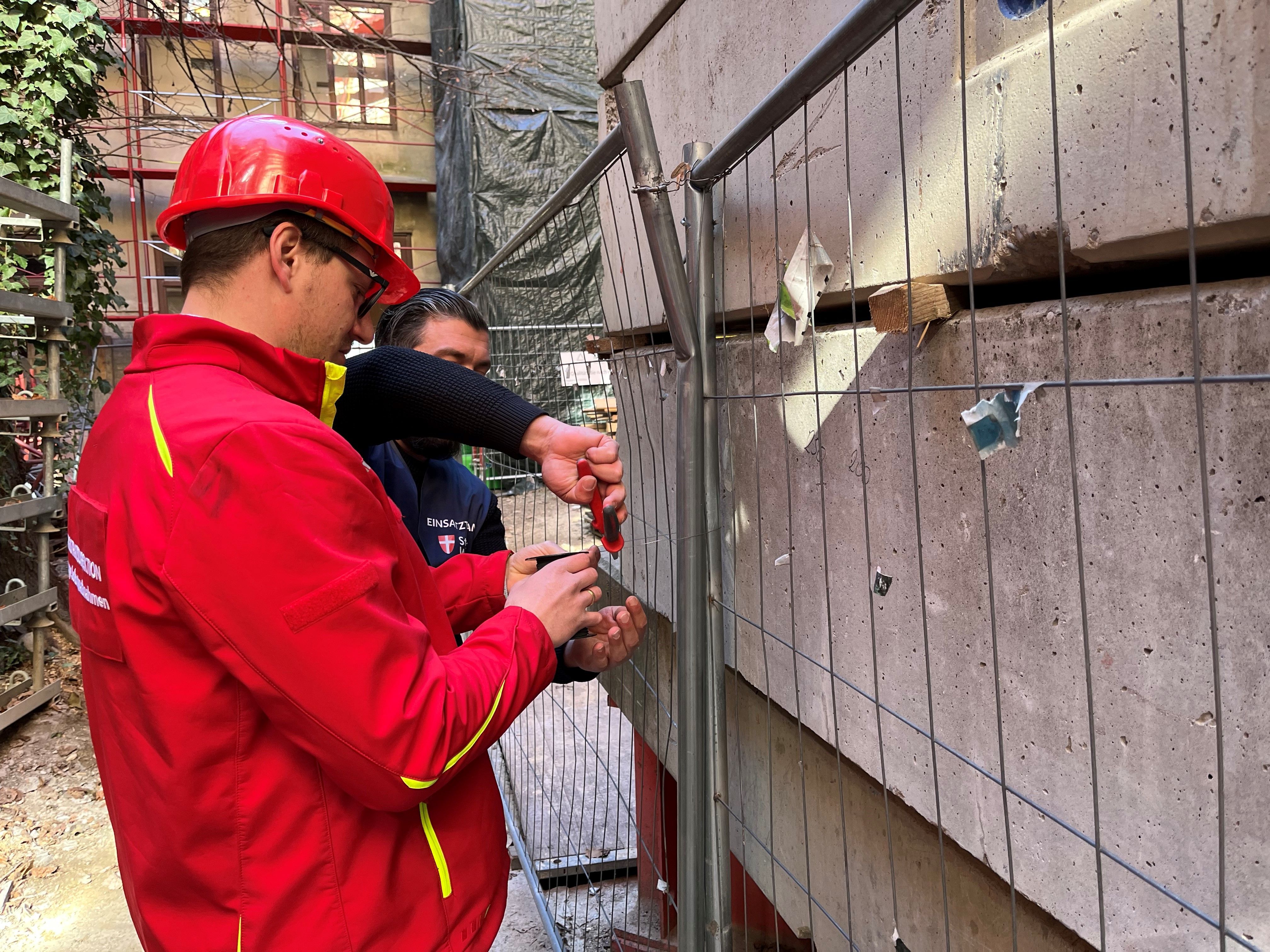 . Il gruppo misura immediatamente blocca un grande cantiere a Vienna RudolfsheimFuenfhaus dopo una ripetuta violazione .