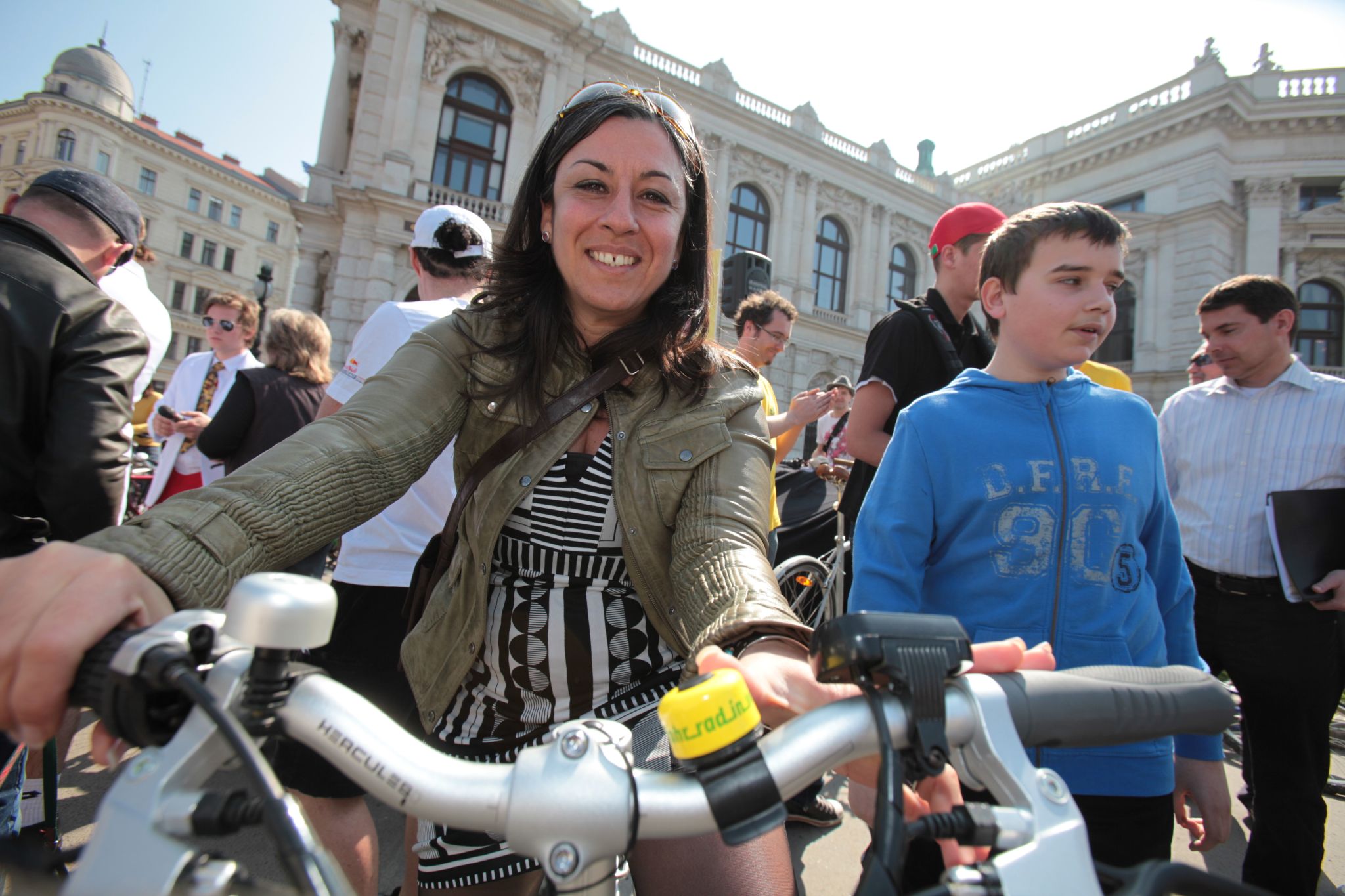 . 1 Grande successo della parata ciclistica di Vienna .