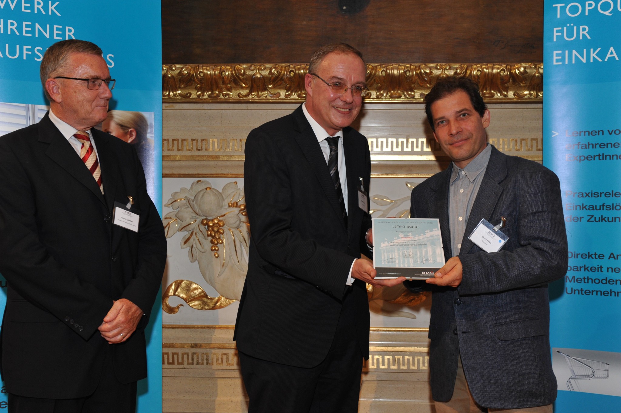 .  OEkoKauf Wien” ha ricevuto il premio Austrian Supply Excellence Award .