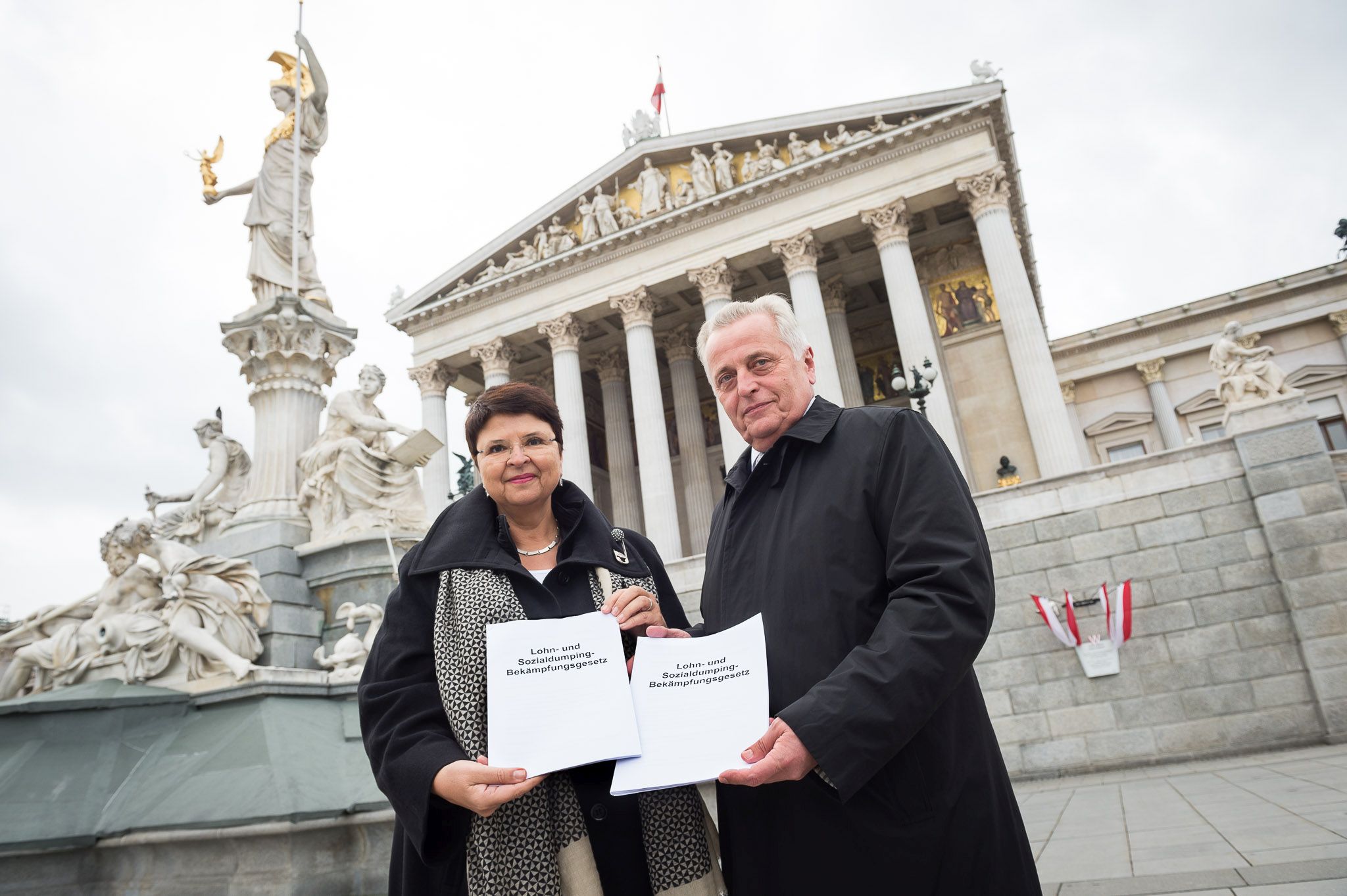 . Hundstorfer Brauner Vienna Vertice delle parti sociali per combattere il dumping sociale .