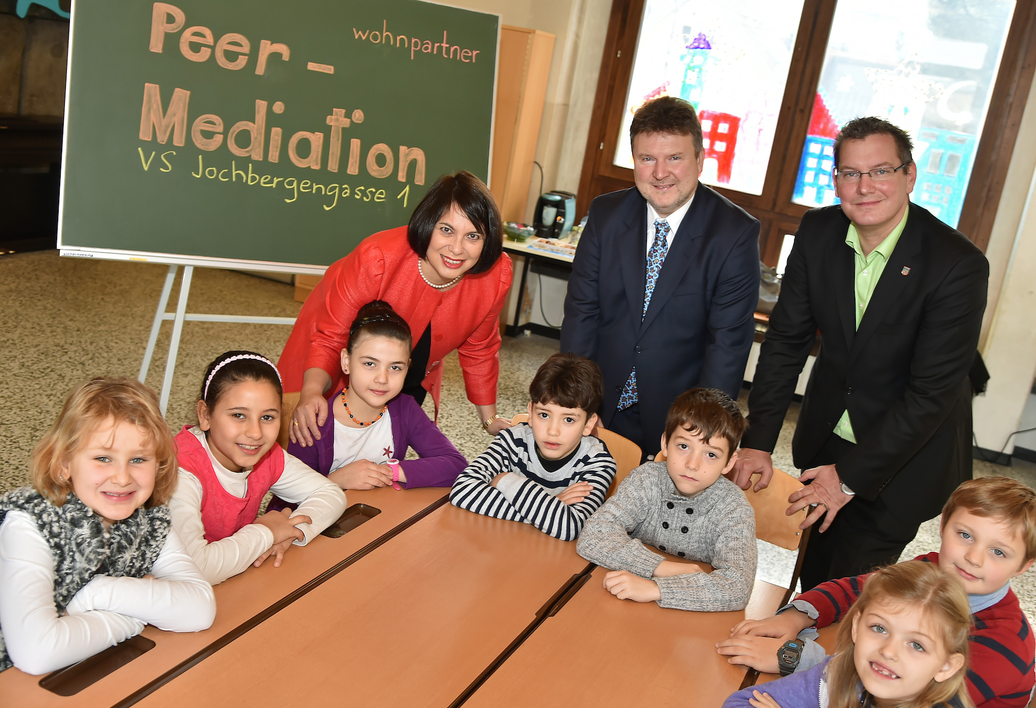 . A Floridsdorf inizia ora il corso di mediazione tra pari Ludwig Papai Brandsteidl .