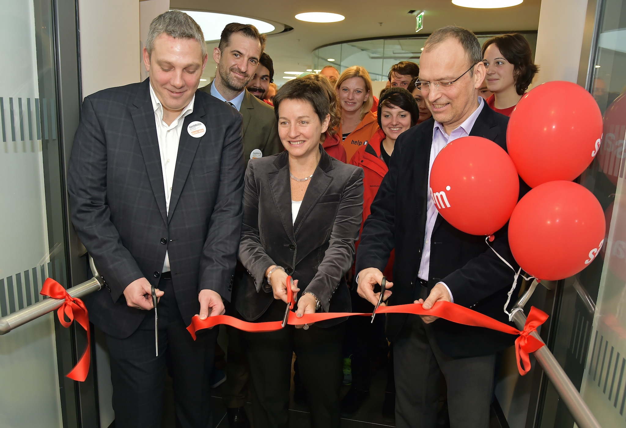 . Wehsely È stata ufficialmente inaugurata la nuova base Sam presso la Stazione Centrale di Vienna .