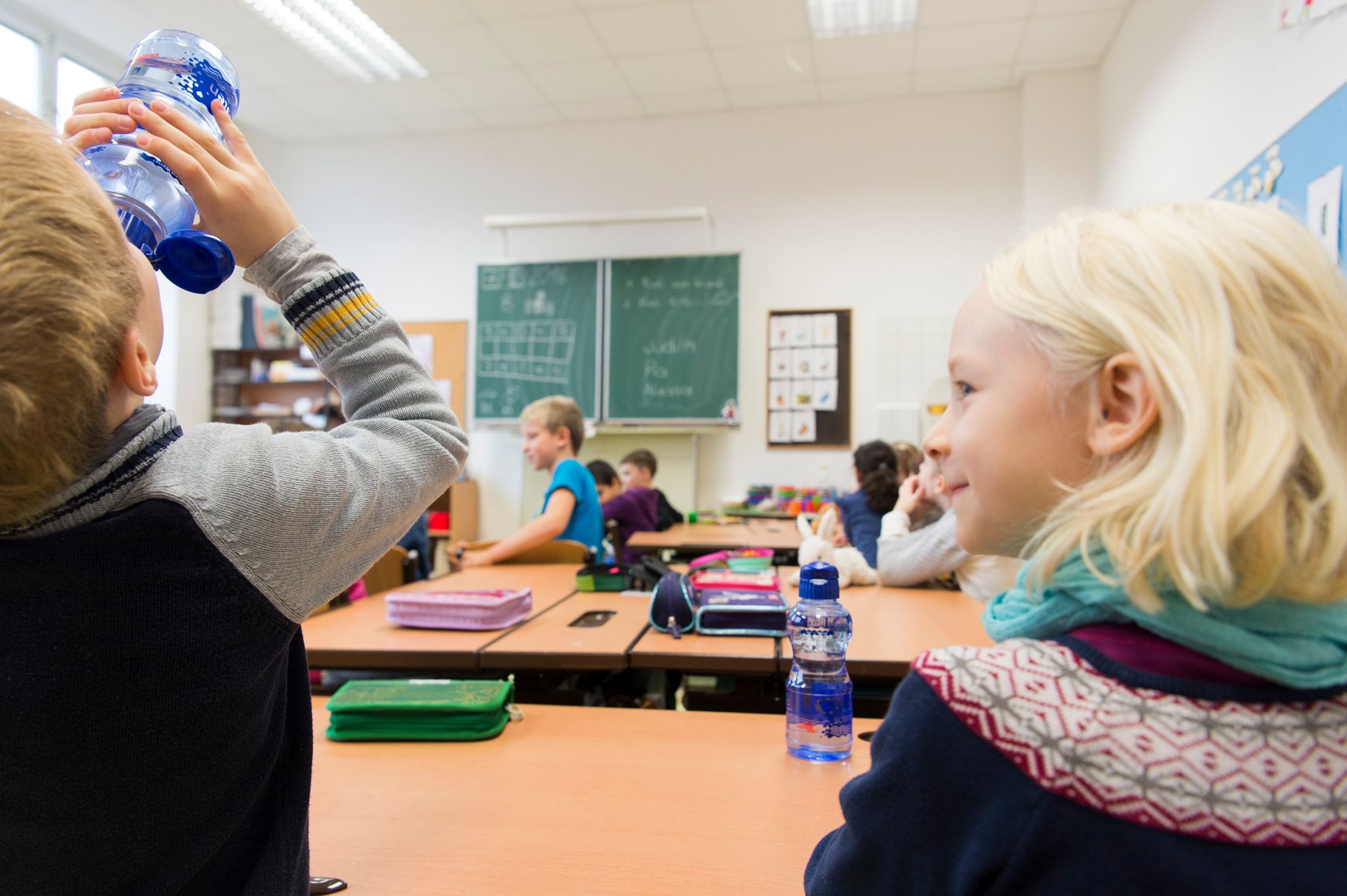 . Le scuole dell'acqua rendono i bambini viennesi in forma e in salute .